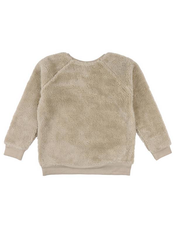 TURTLEDOVE LONDON Bear Face Borg Reversible Sweatshirt 0-6 Month